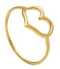 Imagen de Anillo Corazón de hilo oro amarillo 18k 