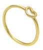 Picture of 18k yellow gold wire Heart Ring