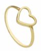Imagen de Anillo Corazón de hilo oro amarillo 9k