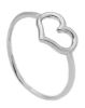Picture of 18k white gold mini Heart Ring