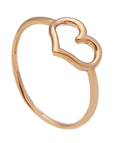 Immagine di Anello Cuore mini oro rosa 18k