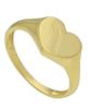 Picture of 9k yellow gold Heart Ring | Made in Italy