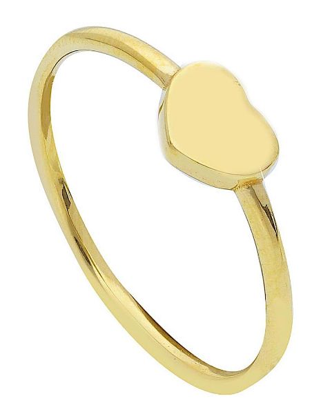 Imagen de Anillo Corazón oro amarillo 9k