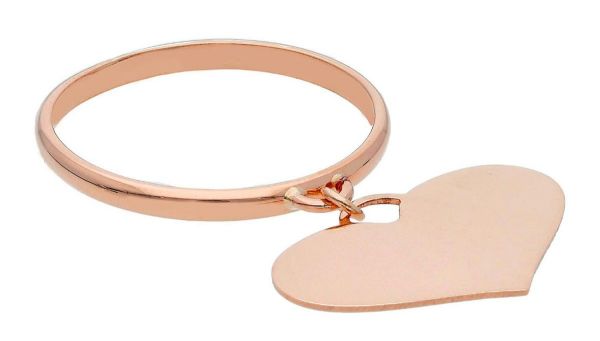 Picture of 18k rose gold Heart Ring