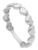 Picture of Solid 18k white gold Hearts Ring