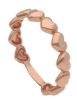 Imagen de Anillo Corazones oro rosa macizo 18k