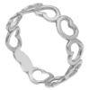 Picture of 18k white gold all-round Hearts Ring