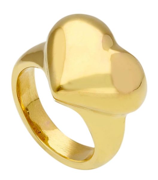 Imagen de Anillo Corazón oro amarillo 18k  para mujer