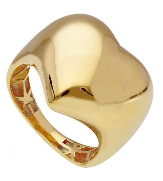 Immagine di Anello da donna Cuore oro giallo 18k