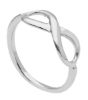 Imagen de Anillo símbolo Infinito oro blanco 18k