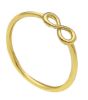 Imagen de Anillo símbolo Infinito oro amarillo 18k
