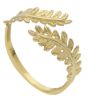 Picture of Solid 18k yellow gold Fern contrarié Ring