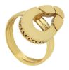 Picture of 18k yellow gold fancy Drop Ring