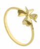 Picture of Solid 18k yellow gold four-leaf Clover Ring