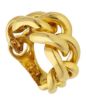 Picture of 18k yellow gold Curb link Ring