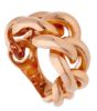 Imagen de Anillo malla Barbada oro rosa 18k