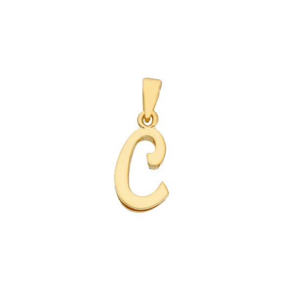Imagen de Colgante Initiale C oro amarillo 18k
