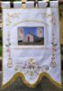 Picture of Catholic church Banner 89x115 cm CUSTOM gold and colors floral embroidery
