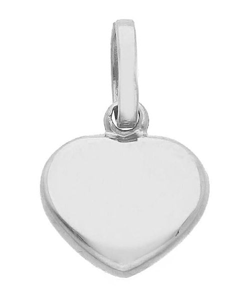 Picture of 18k white gold Heart Pendant | Made in Italy