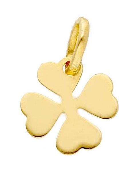 Picture of 18k yellow gold four-leaf Clover Pendant