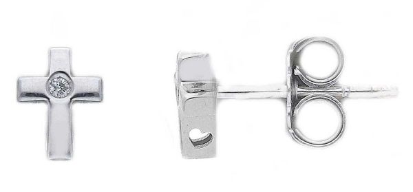 Imagen de Pendientes oro blanco 18k brillantes