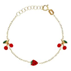Imagen para la categoria Pulseras Cerezas y Fresas