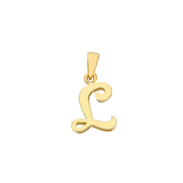 Imagen de Colgante Lettra oro amarillo 18k