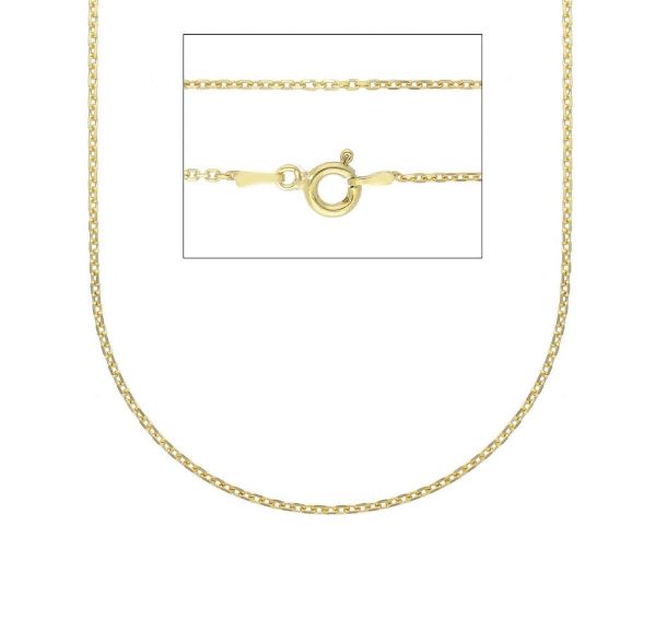 Immagine di Catena Rolò 40 cm argento 925 dorato