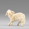 Immagine di Agnello (sinistra) con lana beige Presepe Hannah Orient 12 cm stile orientale legno e tessuto