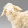 Picture of Lamb (left) with beige wool Hannah Orient Nativity 7,9 inch palestinian style wood & fabric