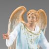Immagine di Angelo (bambino) inginocchiato Presepe Hannah Orient 30 cm stile orientale legno e tessuto
