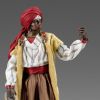 Immagine di Cammelliere Presepe Hannah Orient 12 cm stile orientale legno e tessuto