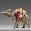 Immagine di Elefante addobbato Presepe Hannah Orient 12 cm stile orientale legno e tessuto