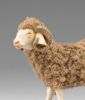 Picture of Ram with brown wool Hannah Alpin Nativity 5,5 inch rustic style wood & fabric