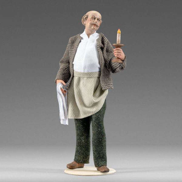 Immagine di Oste Presepe Hannah Alpin 20 cm stile tirolese legno e stoffa