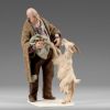 Picture of Shepherd with goat Hannah Alpin Nativity 5,5 inch rustic style wood & fabric