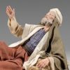 Immagine di Pastore sdraiato Presepe Hannah Orient 20 cm stile orientale legno e tessuto