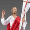 Imagen de Resurrección de Jesús Belén Hannah Orient 40 cm estilo oriental madera y tela