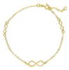 Imagen de Pulsera símbolo Infinito oro amarillo 9k | 17/19 cm