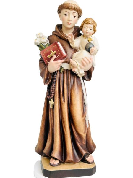 Picture of St. Anthony of Lisbon and Jesus 60 cm (23,6 in) painted wood Statue