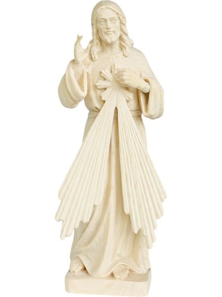 Picture of Merciful Jesus with rays 30 cm (11,8 inch) natural wood Statue