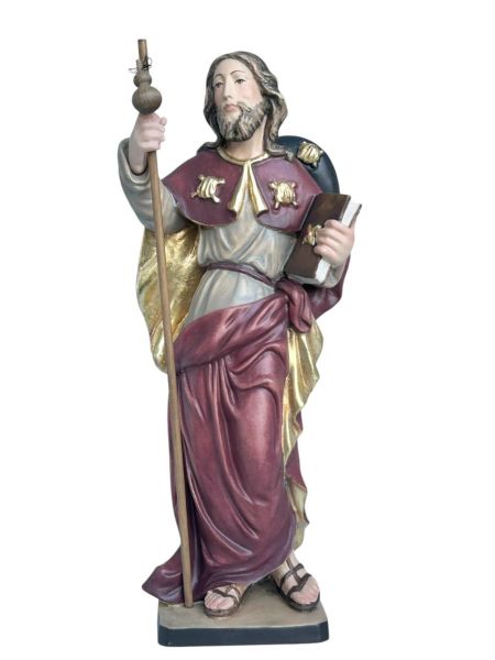 Immagine di Statua San Giacomo Apostolo 150 cm legno dipinto