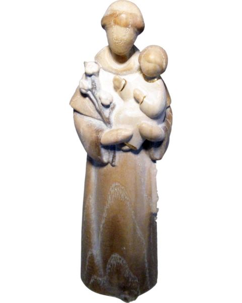 Picture of St. Anthony of Lisbon and Jesus 20 cm (7,9 in) painted wood stylized Statue