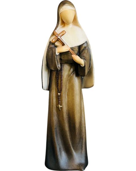 Imagen de Estatua Santa Rita de Casia estilizada 180 cm madera pintada
