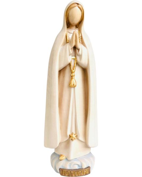 Imagen de Estatua Madonna de Fátima estilizada 100 cm madera pintada