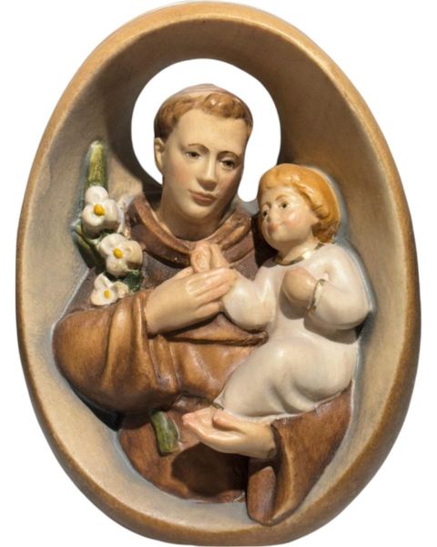 Picture of Bust St. Anthony with Child 15 cm (5,9 inch) painted wood