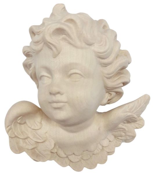 Immagine di Testina d'Angelo (destra) 6 cm Statua legno naturale