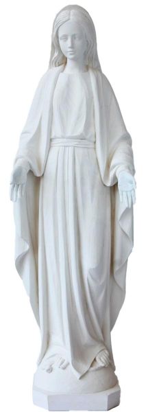 Immagine di Statua Madonna Immacolata 100 cm vetroresina bianca