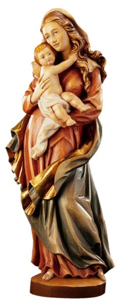 Imagen de Estatua Virgen del Encuentro 100 cm madera pintada