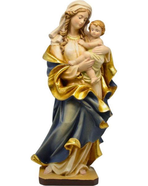 Picture of Virgin Mary of the Heart and Child 20 cm (7,9 in) wood Statue